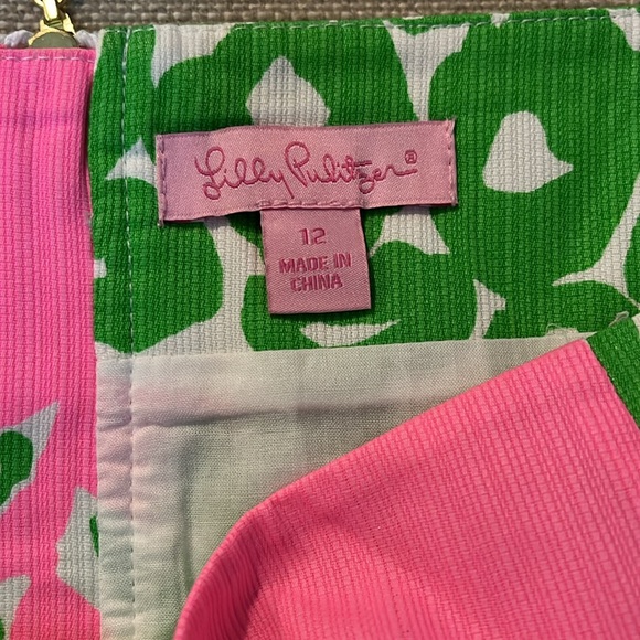 Lilly Pulitzer skirt, size 12 - Picture 2 of 3